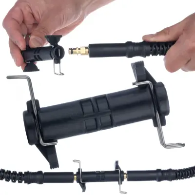 Rosfix Nadomestni Del za Visokotlačni Čistilnik Kärcher K2–K7 – Click-Click Adapter za Cev | Trpežna Plastika