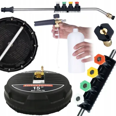 ROSFIX PROFESSIONAL T-RACER 15-PALČNA KRTAČA S 1/4-PALČNIM HITRIM PRIKLJUČKOM + 1/4-PALČNA UPOGNJENA 15° KOPIJA, 5 ŠOB + 1000 ML PENILNIKA