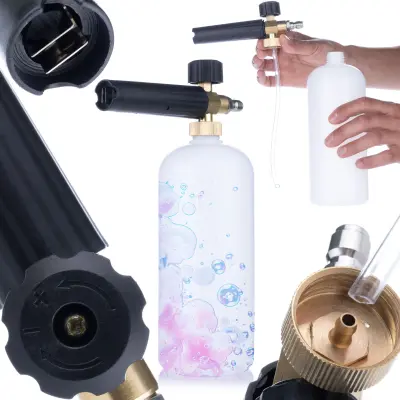 Rosfix Pianownica 1000 ml – Brizgalna Glava za Tlačni Čistilnik | 200 BAR, 1/4'''', Medenina, 60°C