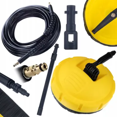 ROSFIX T-RACER KOCKASTA KRTAČA ZA KARCHERJEVE TLAČNE ČISTILNIKE+10 M VISOKOTLAČNE CEVI CLICK-CLICK ZA KÄRCHERJEVE TLAČNE ČISTILNIKE