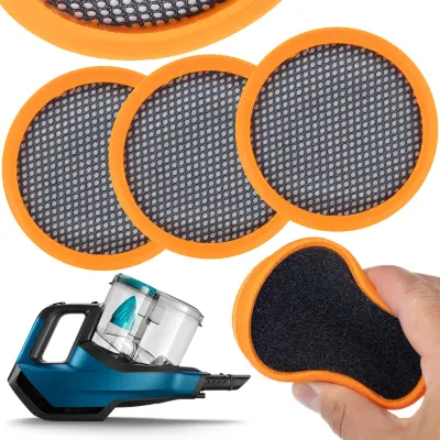 Rosfix Set HEPA Filter FC8009/01 – Nadomestni Del za Philips SpeedPro Aqua FC6721–FC6729 | Zmyvljiv, 3 Kosi