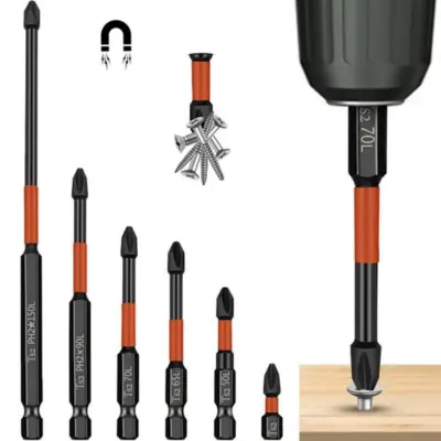 Rosfix magnetni križni bitovi 25/50/65/70/90/150mm 6kos.