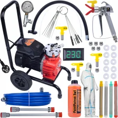 ROSFIX MEGA SET ROSFIX RED STRONG STORM 1100 RSS05 3500W 22MPA 18L/MIN LAKIRNA ENOTA Z DODATKI