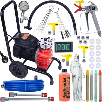 ROSFIX MEGA SET ROSFIX RED STRONG STORM 1100 RSS05 3500W 22MPA 18L/MIN LAKIRNA ENOTA Z DODATKI