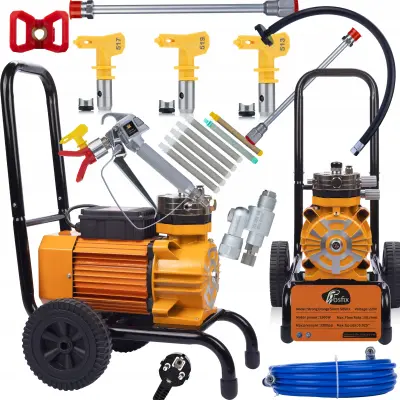 SLIKARSKA ENOTA ROSFIX STRONG BLUE STORM SBS03 3500W KOMPLET + FILTRI + ŠOBE