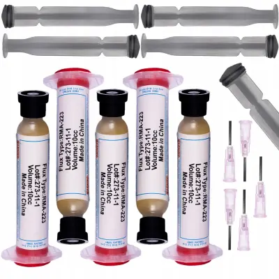 5X TOPILO ZA SPAJKANJE FLUX RMA-223 Z BATOM IN IGLO