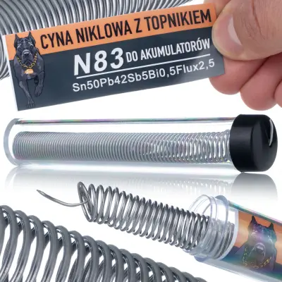 SPAJKALNI KOSITER STEKLENIČKA SN50PB42 0,8MM 13G ROSFIX