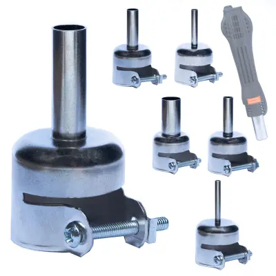 Rosfix Set Šob za Vroč Zrak 3–12 mm – Za Spajkalne Postaje | Nastavljiv Nosilec Ø20 mm, 5 Kosov