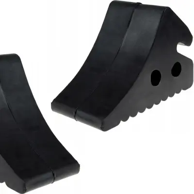 Rosfix Klin za Kolo 160 mm – Gumiran z Jeklenim Ročajem | Do 2,5 t, 90×90 mm, Odpornost na Olja in Vreme