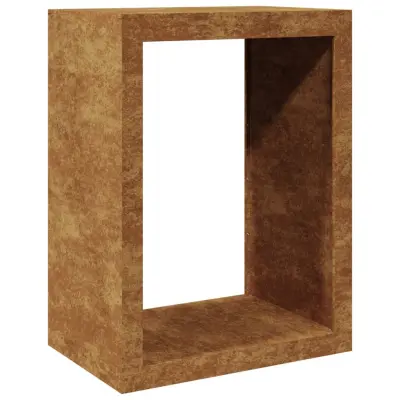vidaXL Stojalo za drva 60x40x80 cm Vremensko odporno jeklo
