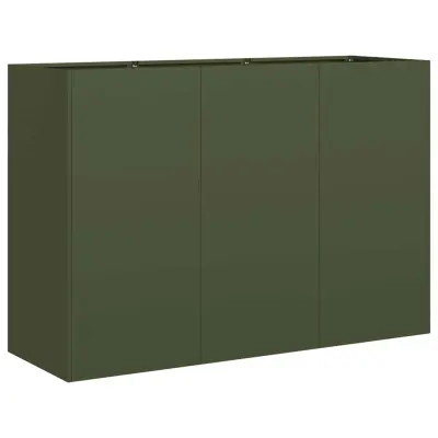 vidaXL Sadilnik Olive Green 120x40x80 cm Hladno valjano jeklo