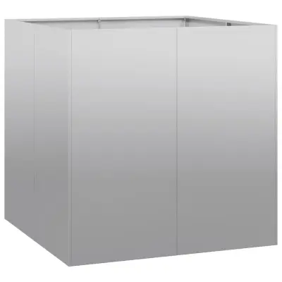 vidaXL Sadilnik 80x80x80 cm Pocinkano jeklo