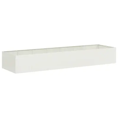 vidaXL Sadilnik Bela 280x80x40 cm Jeklo