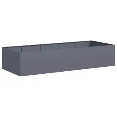 vidaXL Sadilnik antracit 200x80x40 cm Jeklo