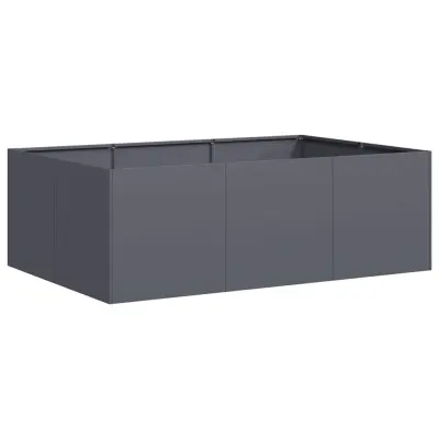 vidaXL Sadilnik antracit 120x80x40 cm Jeklo
