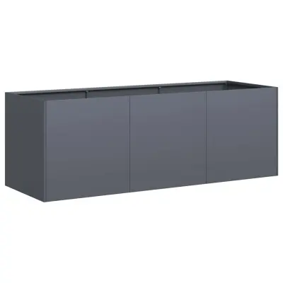 vidaXL Sadilnik Antracit 120x40x40 cm Hladno valjano jeklo