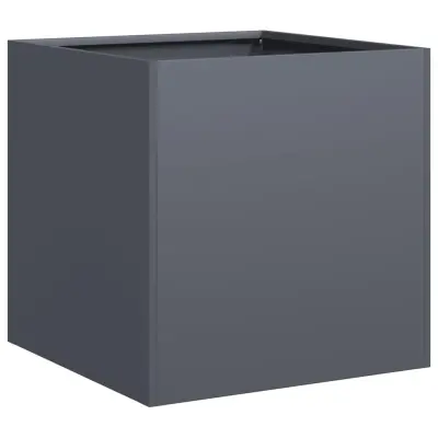 vidaXL Sadilnik antracit 40x40x40 cm Hladno valjano jeklo