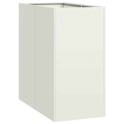 vidaXL Sadilnik Bela 40x80x80 cm Jeklo