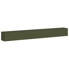 vidaXL Sadilnik Olive Green 360x40x40 cm Hladno valjano jeklo