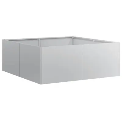 vidaXL Sadilnik 80x80x30 cm Pocinkano jeklo