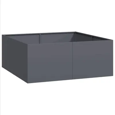vidaXL Sadilnik antracit 100x100x40 cm Jeklo