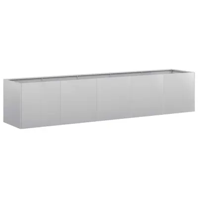 vidaXL Sadilnik 200x40x40 cm Pocinkano jeklo