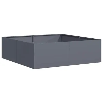 vidaXL Sadilnik antracit 100x100x30 cm Jeklo