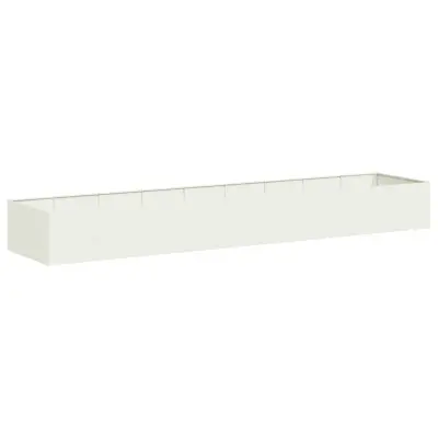 vidaXL Sadilnik Bela 360x80x40 cm Jeklo