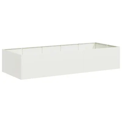 vidaXL Sadilnik Bela 200x80x40 cm Jeklo