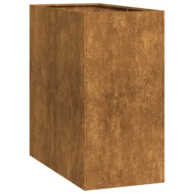 vidaXL Planter Rusty 40x80x80 cm Vremensko odporno jeklo