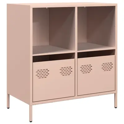vidaXL Komoda roza 68x39x73,5 cm hladno valjano jeklo