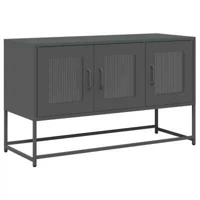 vidaXL TV omarica antracit 100,5x39x60,5 cm Hladno valjano jeklo