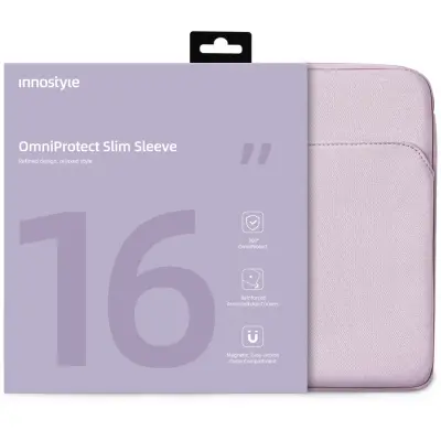 INNOSTYLE TORBA ZA PRENOSNI RAČUNALNIK 15,6 16 VODOODPORNA TORBA OMNIPROTECT SLIM VIJOLIČNA