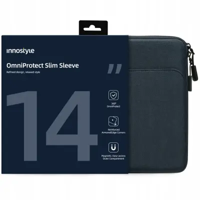 INNOSTYLE TORBA ZA PRENOSNI RAČUNALNIK 14 VODOODPORNA TORBA OMNIPROTECT SLIM BLUE