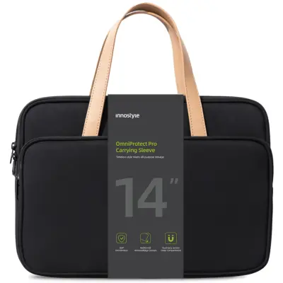 INNOSTYLE ŽENSKA TORBA ZA PRENOSNI RAČUNALNIK 14 VODOODPORNA OMNIPROTECT PRO BLACK