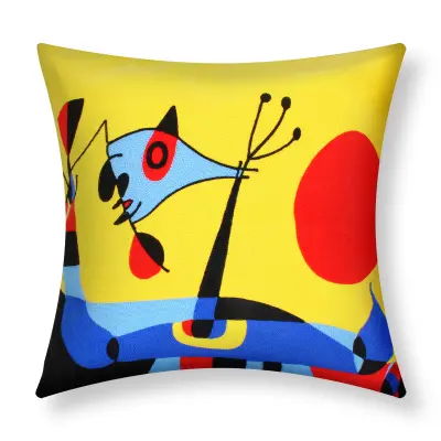 Komplet 2 prevlek za blazino 45x45 cm Art Solea Vezenine, Večbarvno