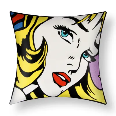 Set dveh prevlek za blazino 45x45 cm Izvezeno Art Galexia, Večbarvno