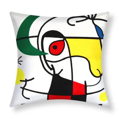 Set 2 Art Enigma Vezene prevleke za blazino 45x45 cm, Večbarvno