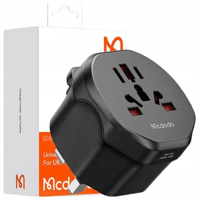 MCDODO ADAPTER POTOVALNI ADAPTER ANGLEŠKI VTIČ IZ UK V USA EU US UK