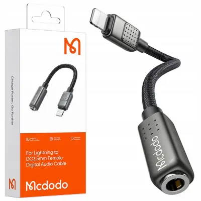 MCDODO ADAPTER LIGHTNING MINI JACK 3,5 MM KABEL ZA IPHONE 13 14