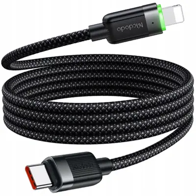 MCDODO POLNILEC USB-C STRELA HITRO POLNJENJE KABEL ZA IPHONE 1M VODIL