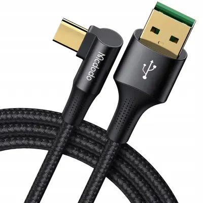 MCDODO USB-C KABEL POD KOTOM ZA HITRO POLNJENJE Z USB TIPA C 6A 65W 1M