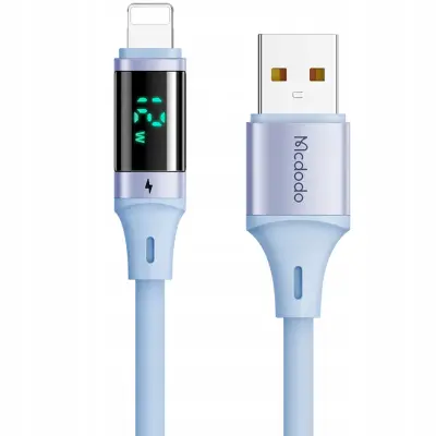MCDODO USB LIGHTNING 36W 1M ZASLONSKI KABEL ZA IPHONE 13 14 BLUE