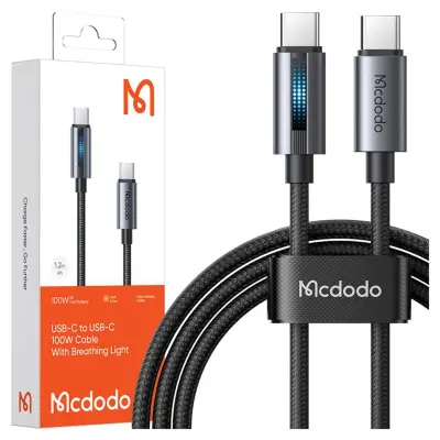 MCDODO USB-C HITRI POLNILNI KABEL ZA SAMSUNG JABOLKO USB TIPA C 100W 1M VODIL
