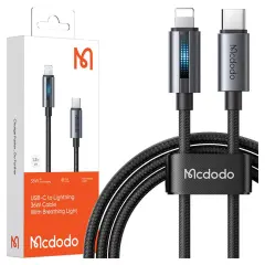 MCDODO POLNILEC USB-C STRELA HITRO POLNJENJE KABEL ZA IPHONE 1M VODIL