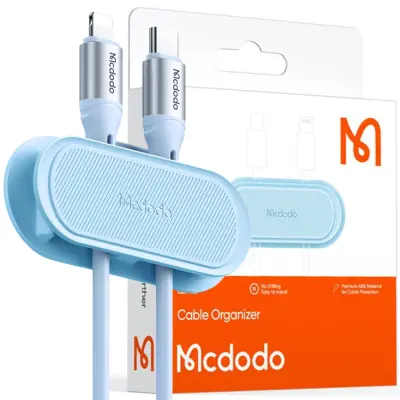 MCDODO NAMIZNI ORGANIZATOR KABLOV Z LEPILNIM DRŽALOM