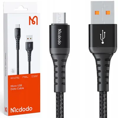 MCDODO MICRO USB KABEL ZA HITRO POLNJENJE DO SAMSUNG QUICK CHARGE 4.0 3A 1M