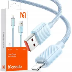 MCDODO POLNILEC LIGHTNING USB KABEL ZA IPHONE 11 12 13 14 PRO 2M MODRA