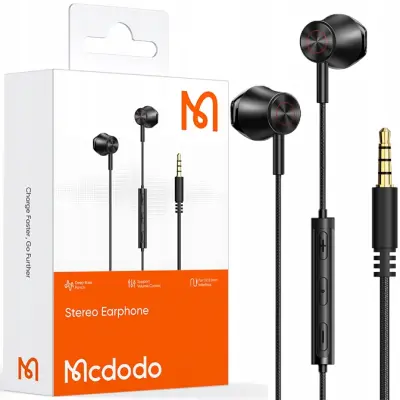 MCDODO ŽIČNE SLUŠALKE ZA TELEFON Z MIKROFONOM MINI JACK