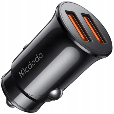 MCDODO MOČAN HITRI POLNILEC ZA TELEFON MAJHEN 2X USB 2.4A 12W